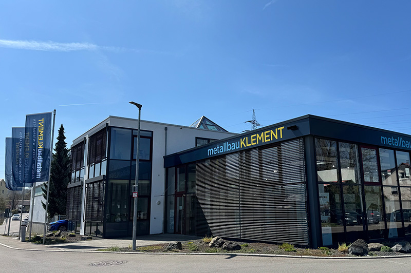 Außenaufnahme Betrieb Metallbau Klement