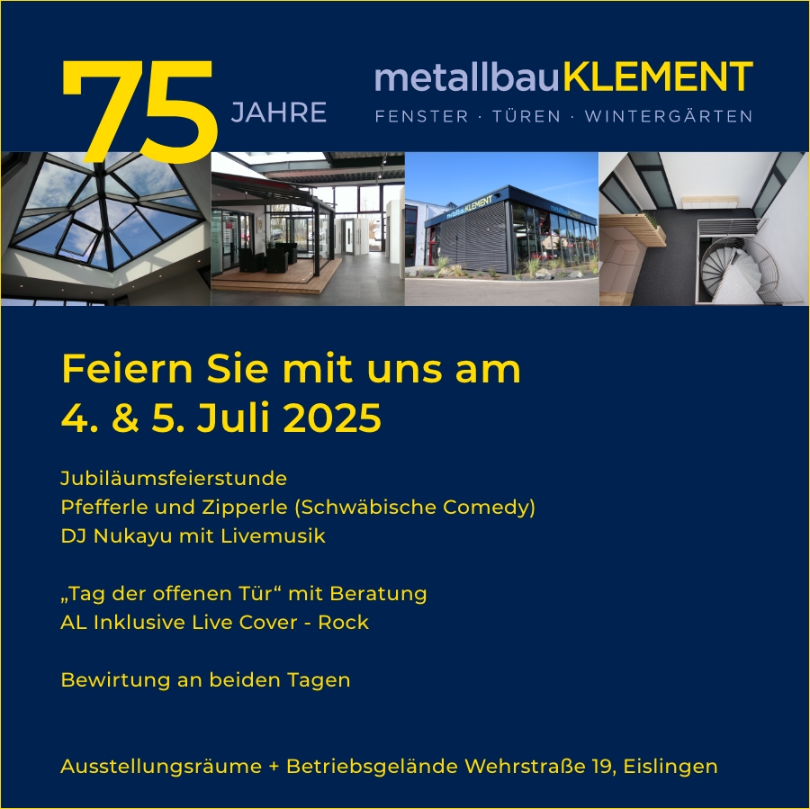 Einladung zu 75. Jubiläum
